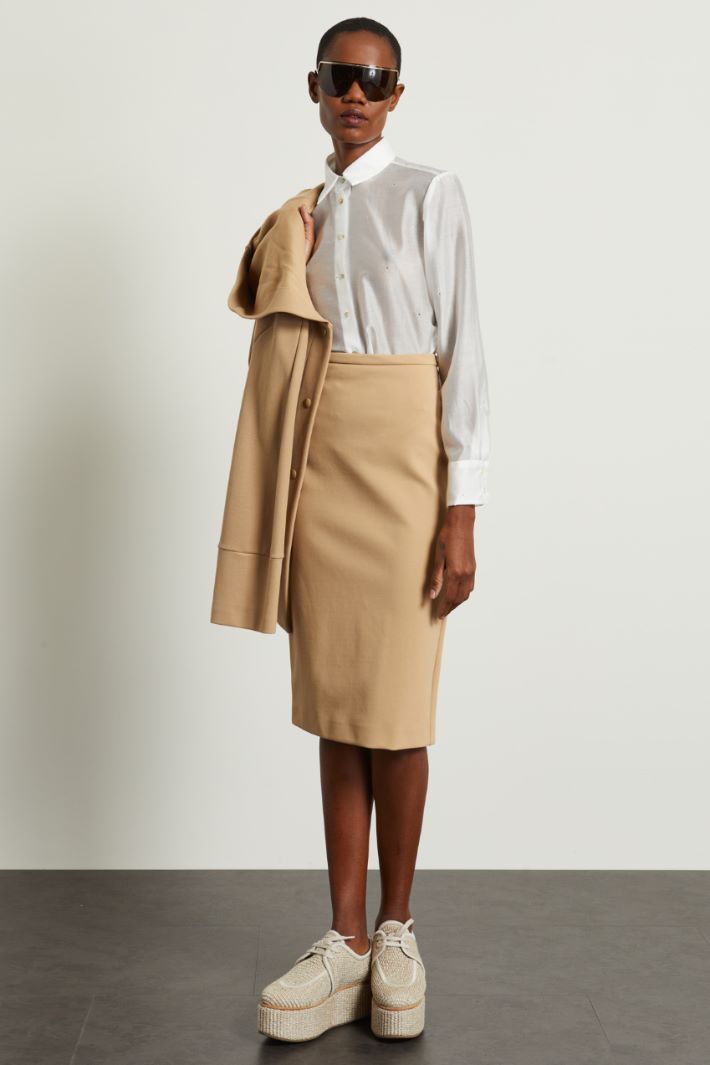 Gonna a tubino in jersey Fashion Market