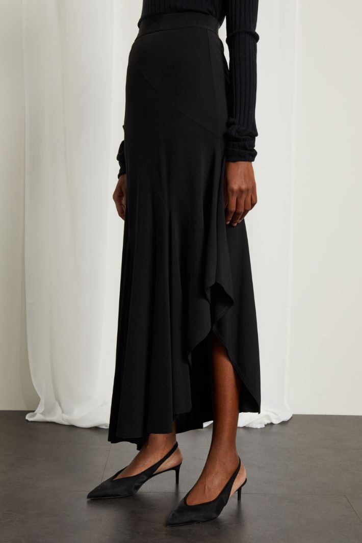 Gonna in jersey asimmetrica Fashion Market