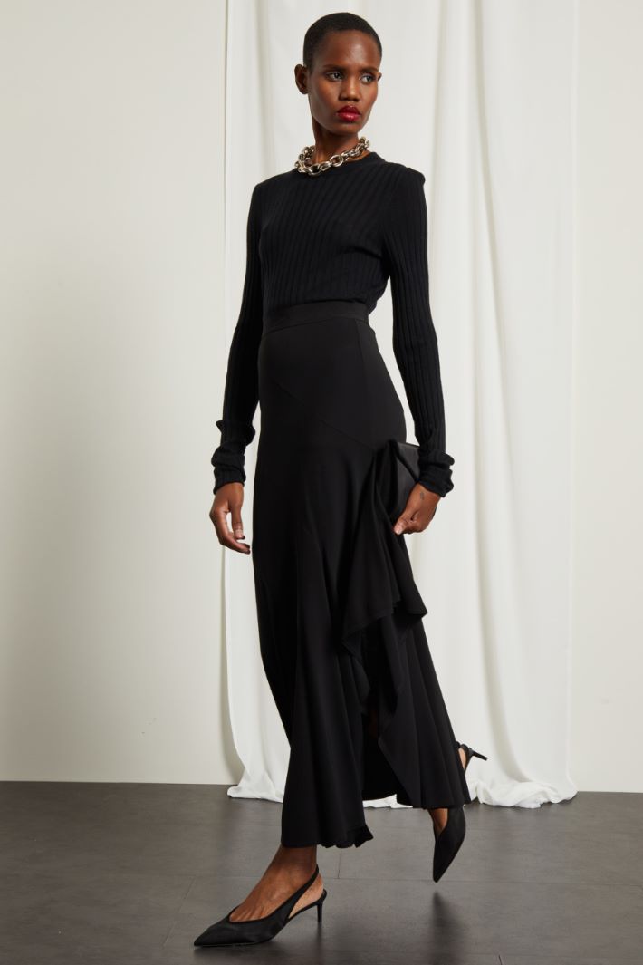 Gonna in jersey asimmetrica Fashion Market