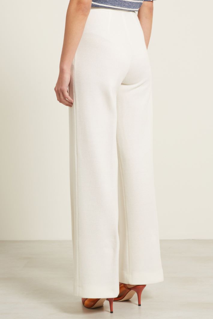 Pantalone effetto piquet Fashion Market Pantalone effetto piquet Fashion Market