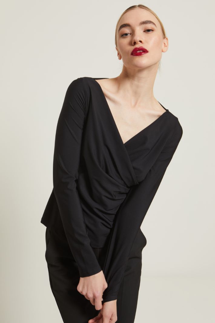 Top incrociato in jersey Fashion Market Top incrociato in jersey Fashion Market