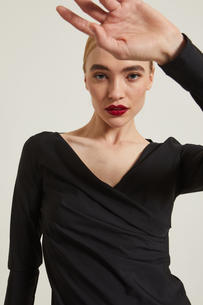 Top incrociato in jersey Fashion Market Top incrociato in jersey Fashion Market