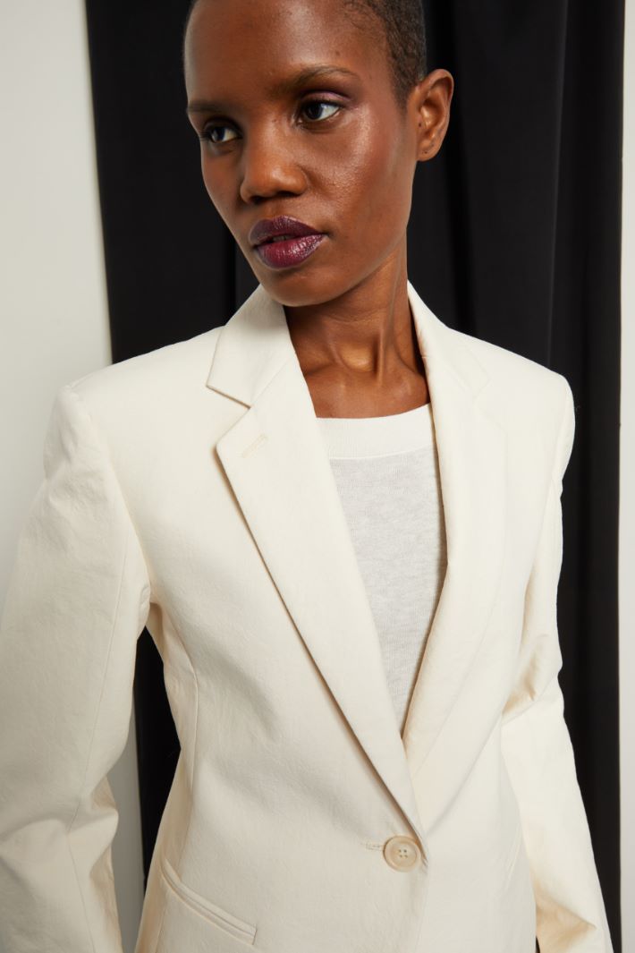 Blazer aderente in cotone Fashion Market