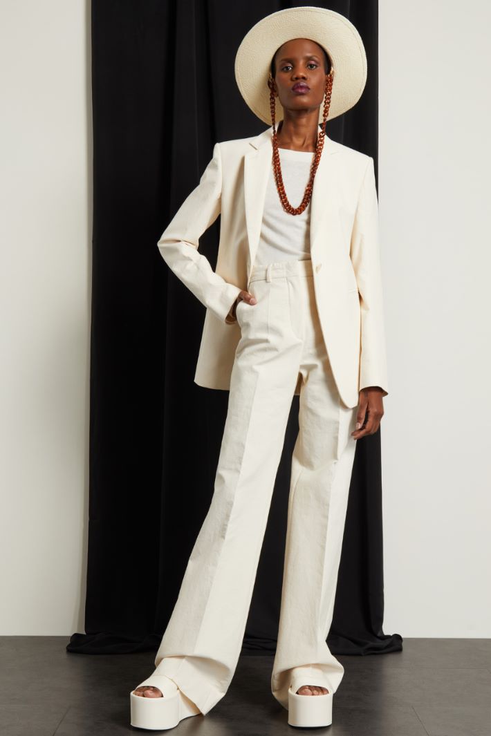 Blazer aderente in cotone Fashion Market