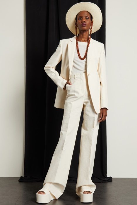 Blazer aderente in cotone Fashion Market