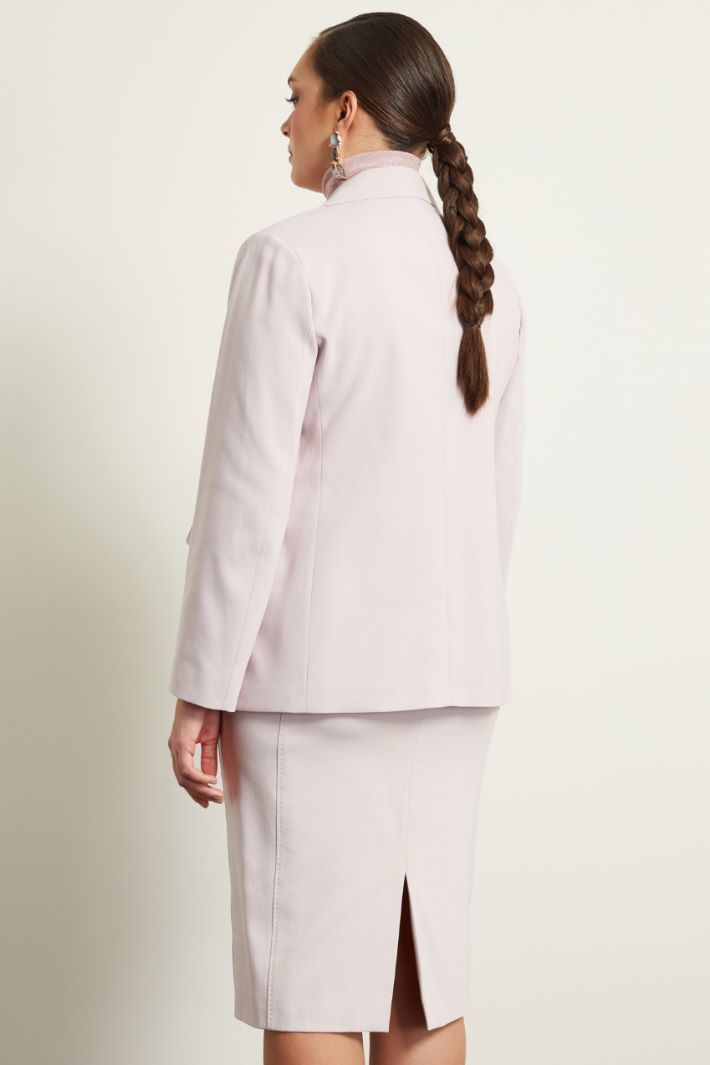 Blazer monopetto in cotone Fashion Market