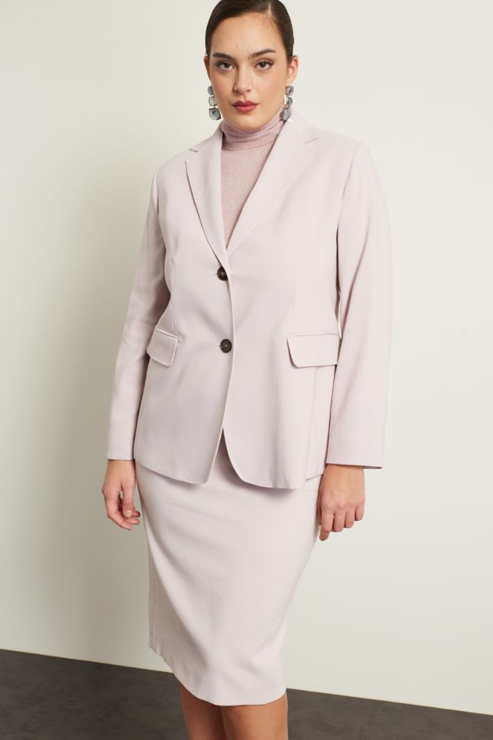 Blazer monopetto in cotone Fashion Market