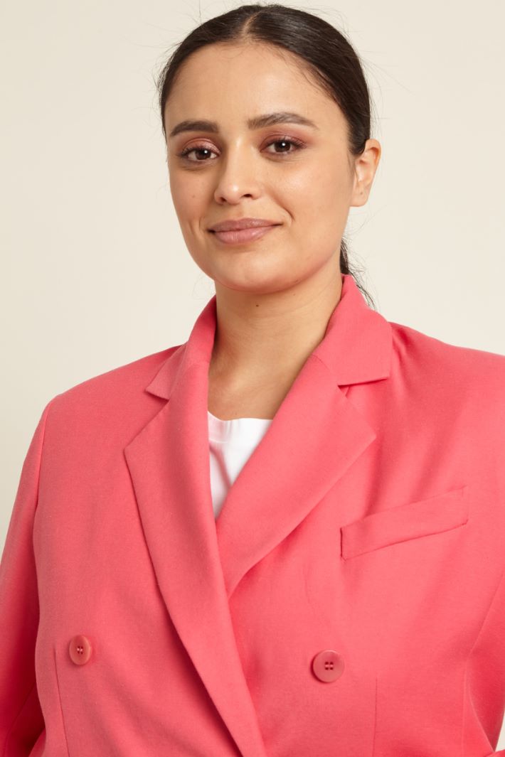 Blazer doppiopetto in viscosa  Fashion Market