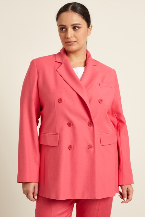 Blazer doppiopetto in viscosa  Fashion Market