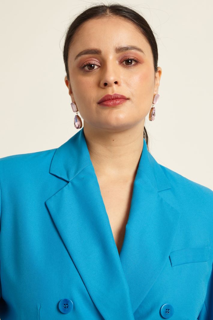 Blazer doppiopetto in viscosa  Fashion Market