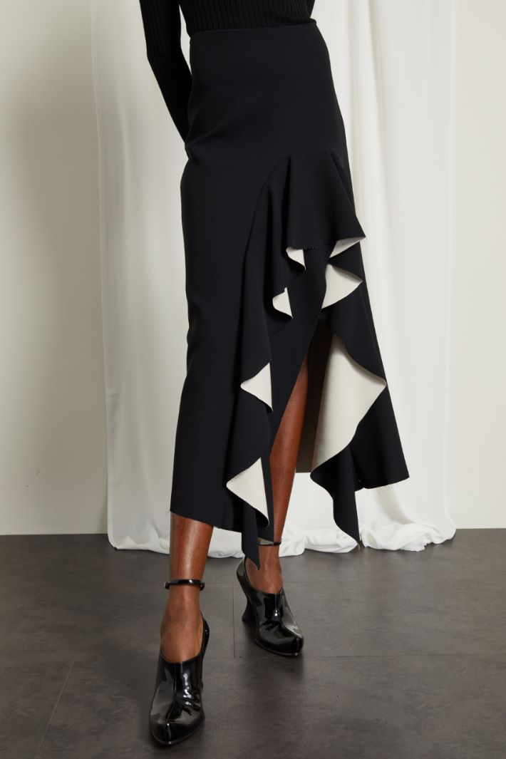 Gonna lunga con volant Fashion Market