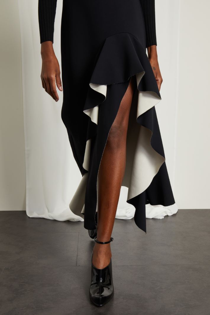 Gonna lunga con volant Fashion Market