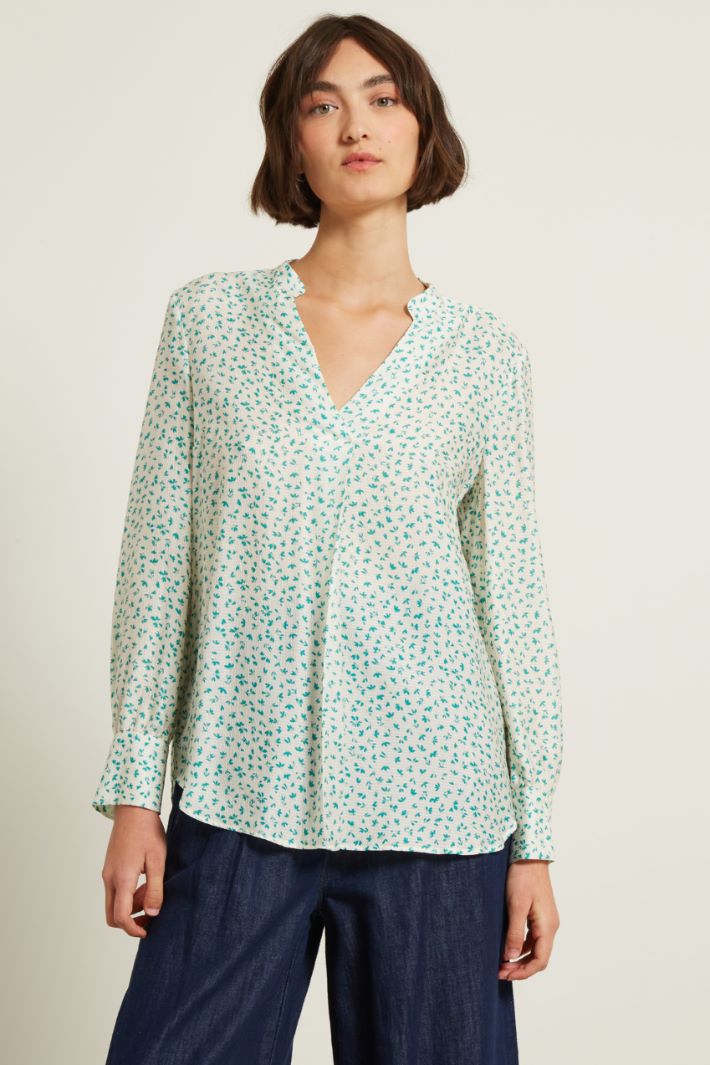 Blusa in raso martellato Fashion Market