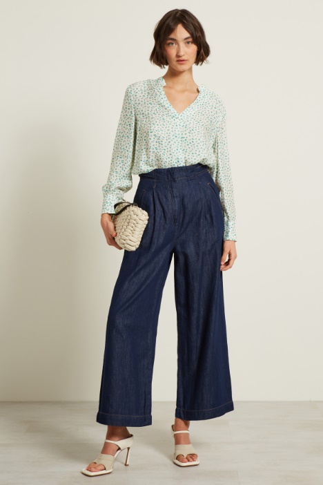 Blusa in raso martellato Fashion Market