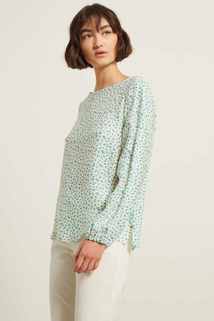 Blusa in raso martellato Fashion Market