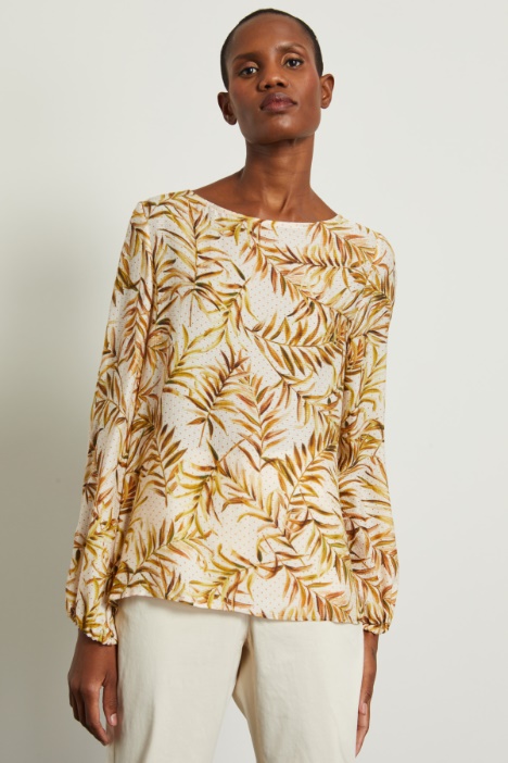 Blusa in raso martellato Fashion Market