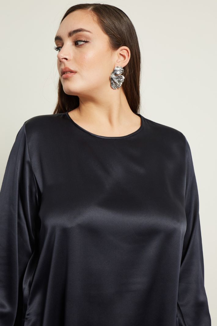 Blusa in raso di seta Fashion Market