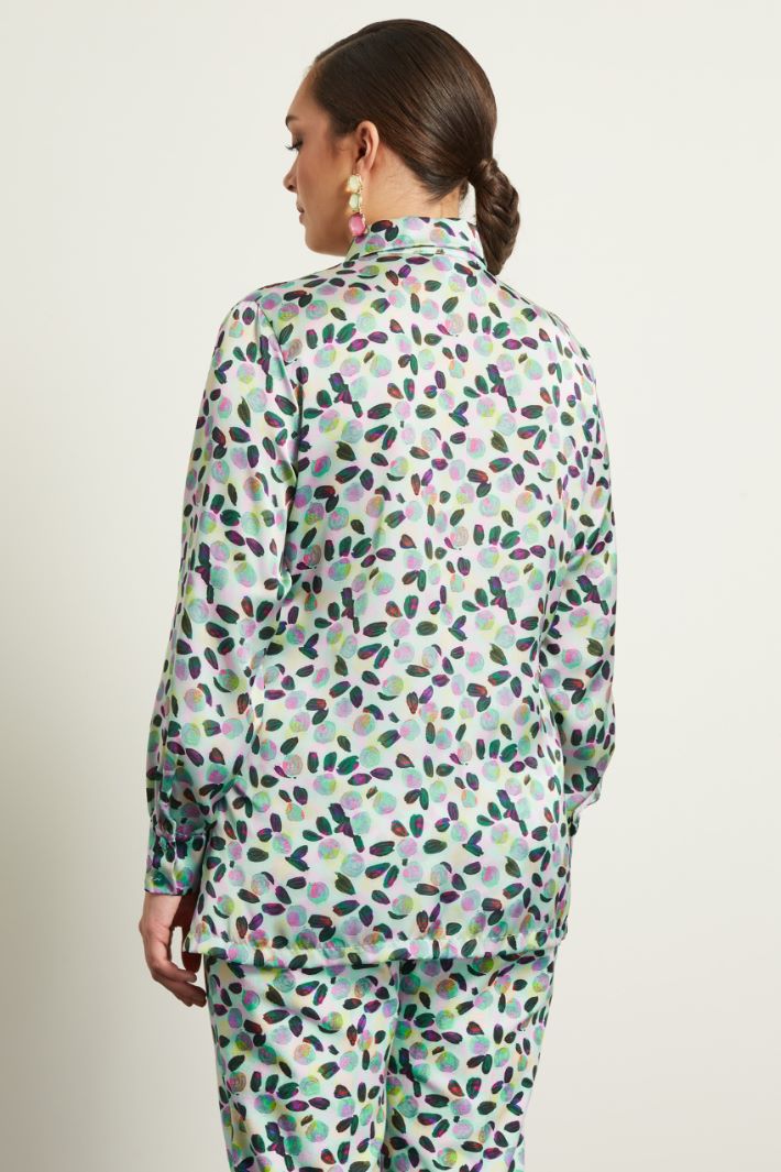 Camicia in raso stampato Fashion Market