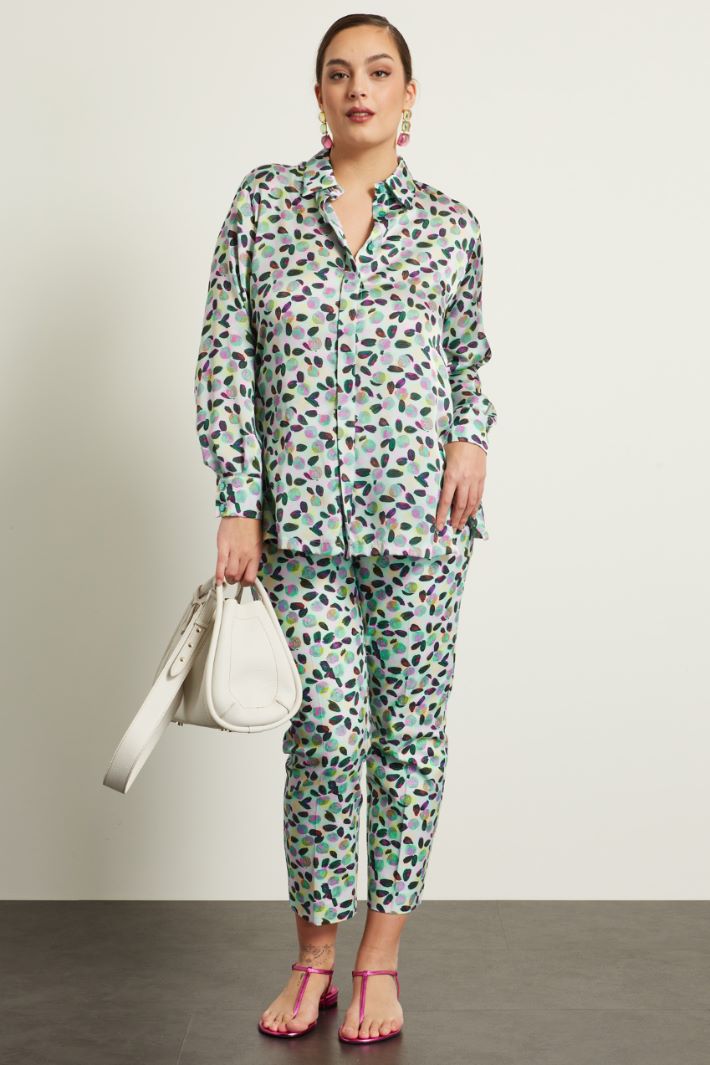 Camicia in raso stampato Fashion Market