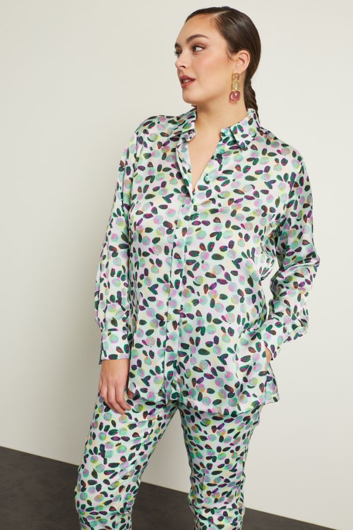 Camicia in raso stampato Fashion Market