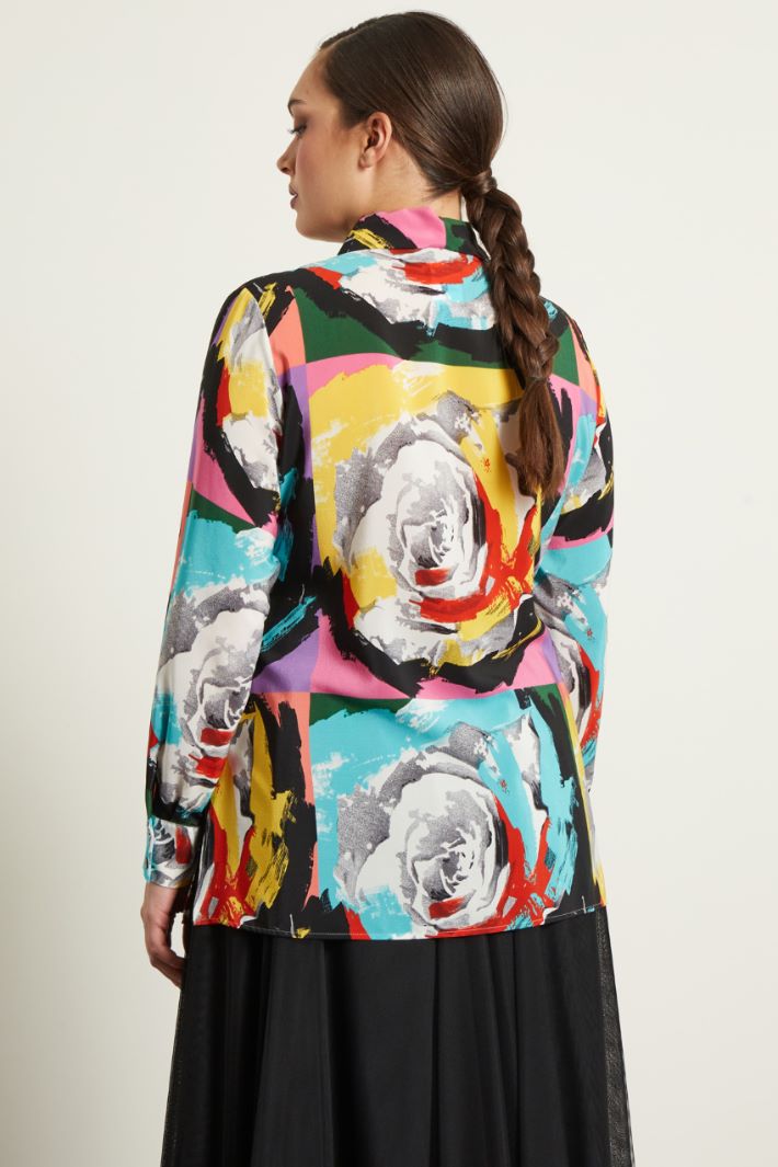 Camicia in seta stampata Fashion Market