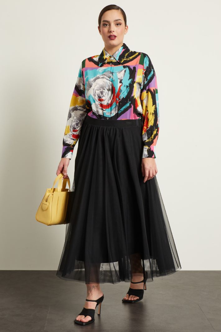 Camicia in seta stampata Fashion Market