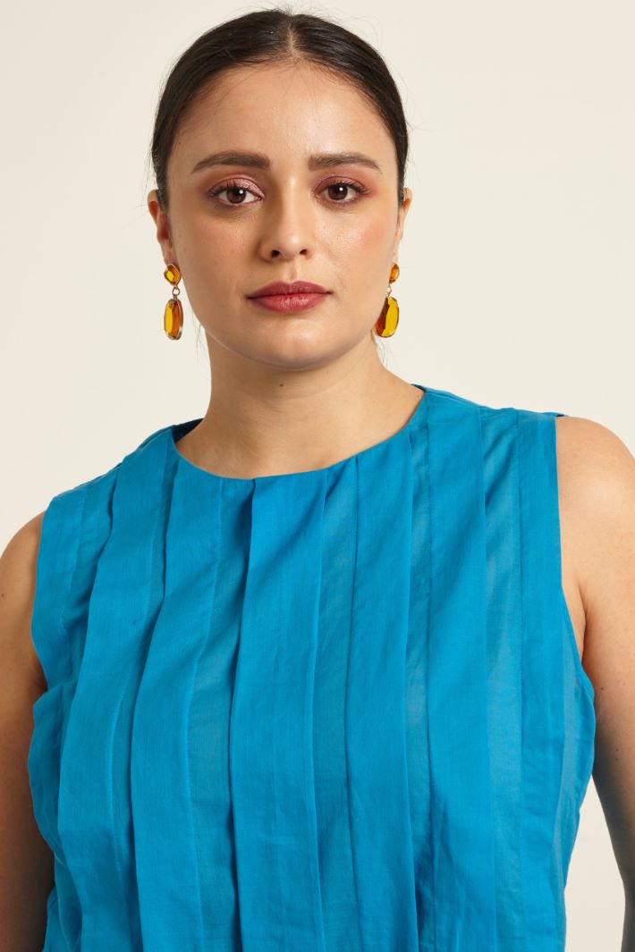 Blusa con plissé Fashion Market