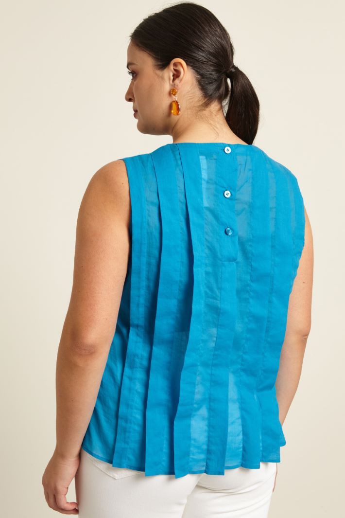 Blusa con plissé Fashion Market