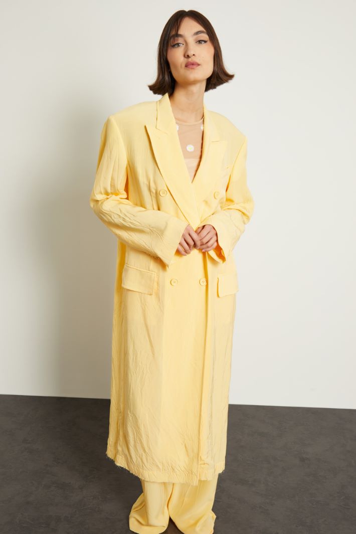 Spolverino effetto stropicciato Fashion Market