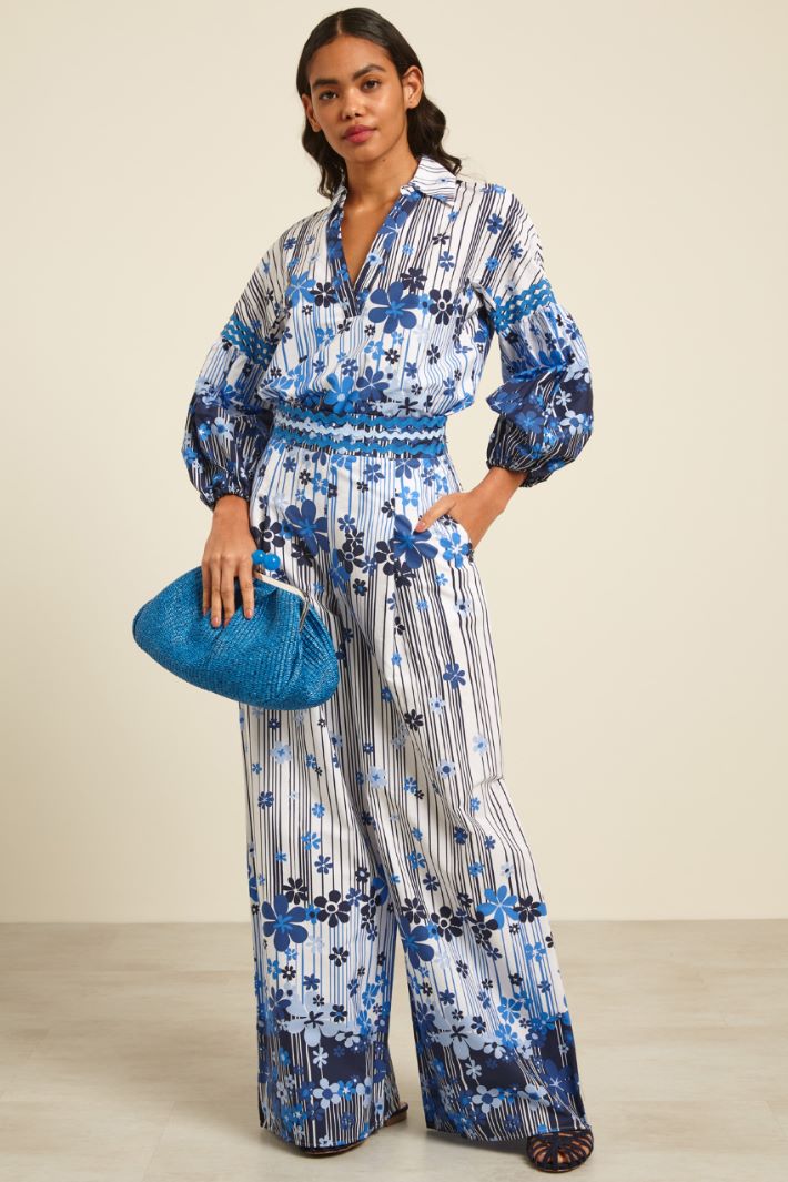 Pantaloni con passamaneria Fashion Market