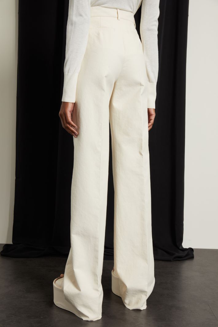 Pantaloni a palazzo in cotone Fashion Market