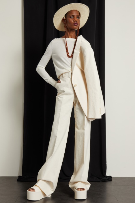 Pantaloni a palazzo in cotone Fashion Market