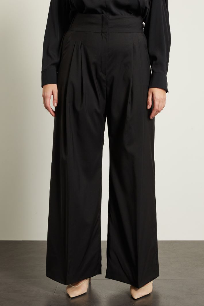Pantaloni a palazzo in lana Fashion Market Pantaloni a palazzo in lana Fashion Market