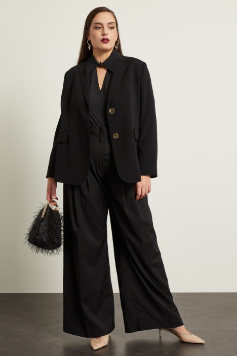 Pantaloni a palazzo in lana Fashion Market