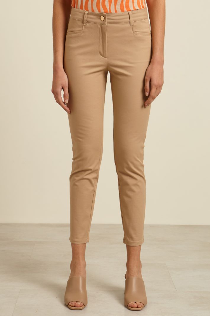Pantaloni skinny in cotone Fashion Market