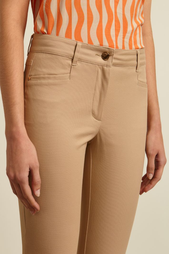 Pantaloni skinny in cotone Fashion Market