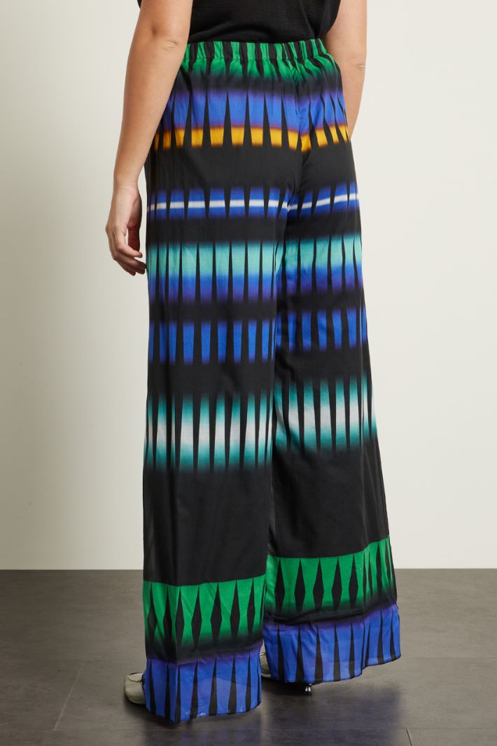 Pantaloni a palazzo in cotone Fashion Market