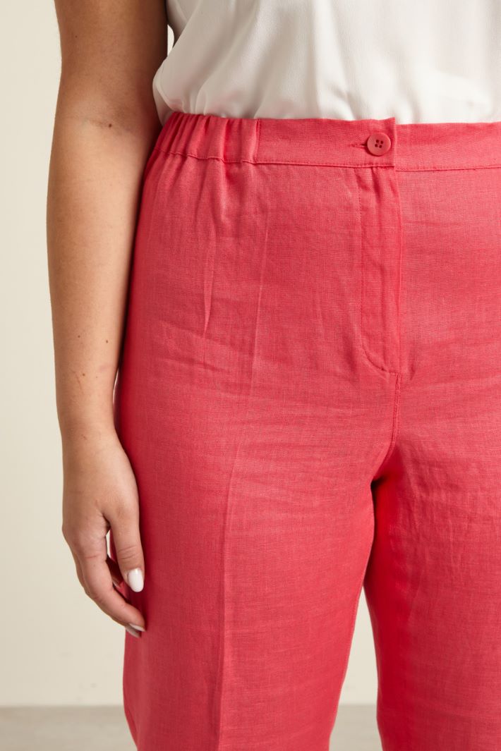 Pantaloni dritti in lino Fashion Market Pantaloni dritti in lino Fashion Market