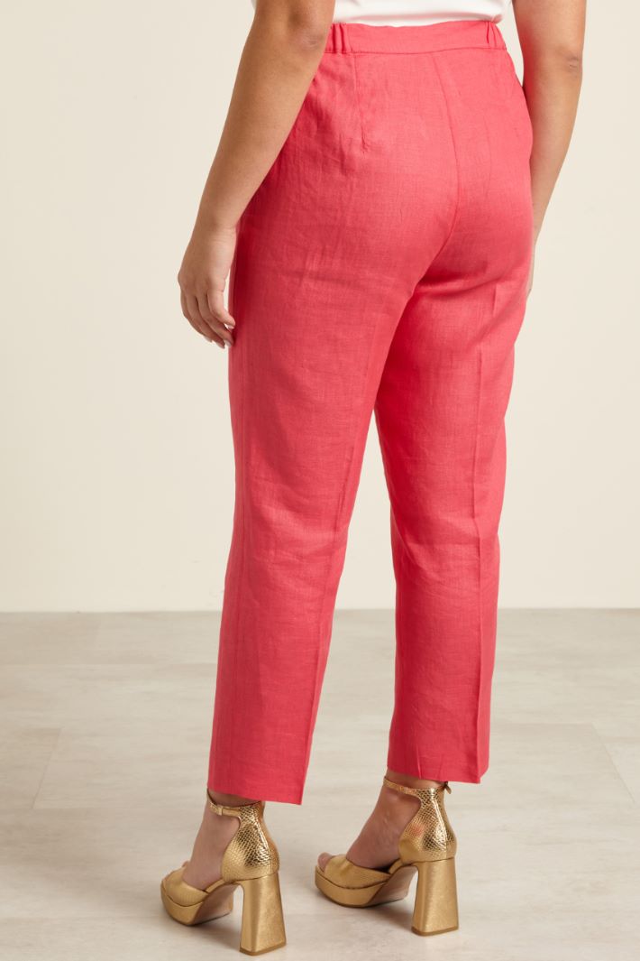 Pantaloni dritti in lino Fashion Market Pantaloni dritti in lino Fashion Market
