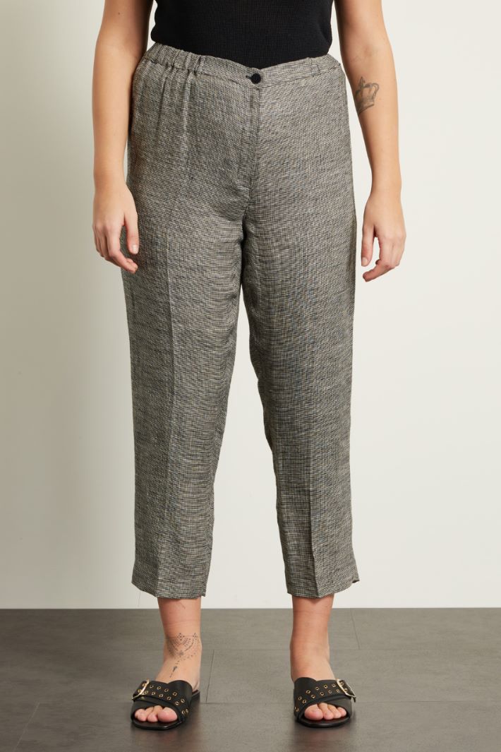 Pantaloni dritti in lino Fashion Market Pantaloni dritti in lino Fashion Market