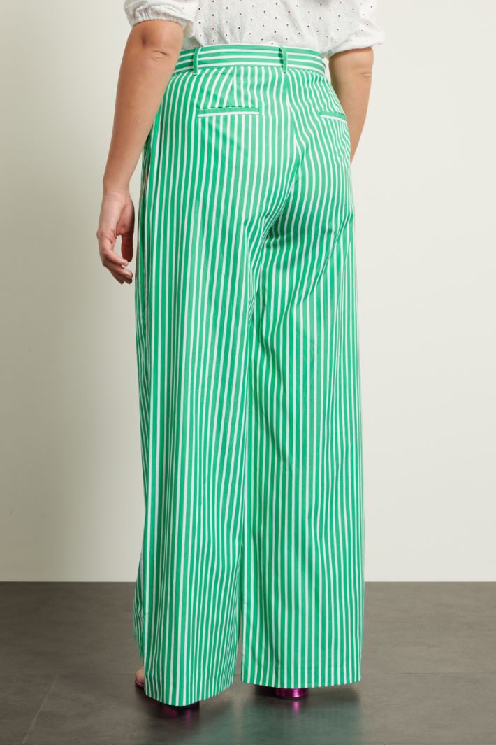 Pantaloni in popeline di cotone Fashion Market