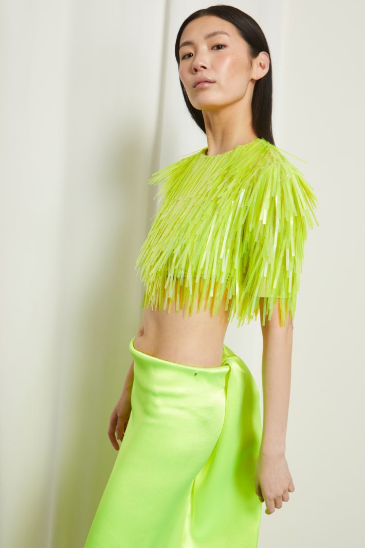 Top con paillettes e perline Fashion Market