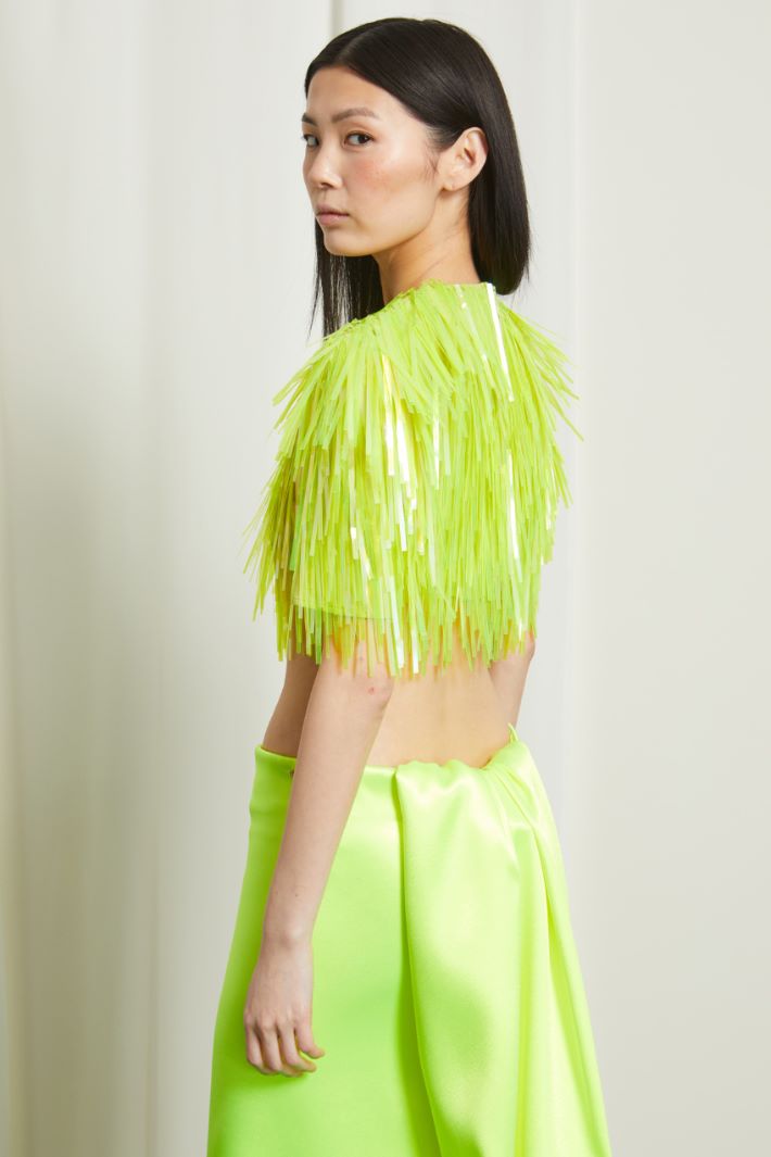 Top con paillettes e perline Fashion Market