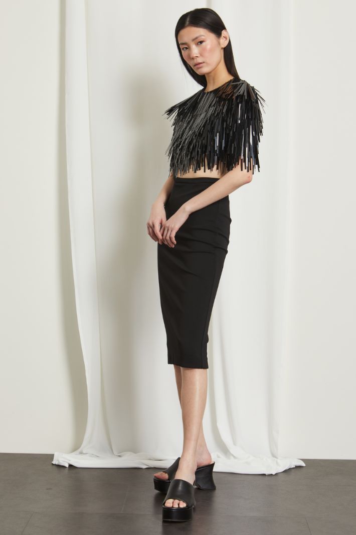 Top con paillettes e perline Fashion Market