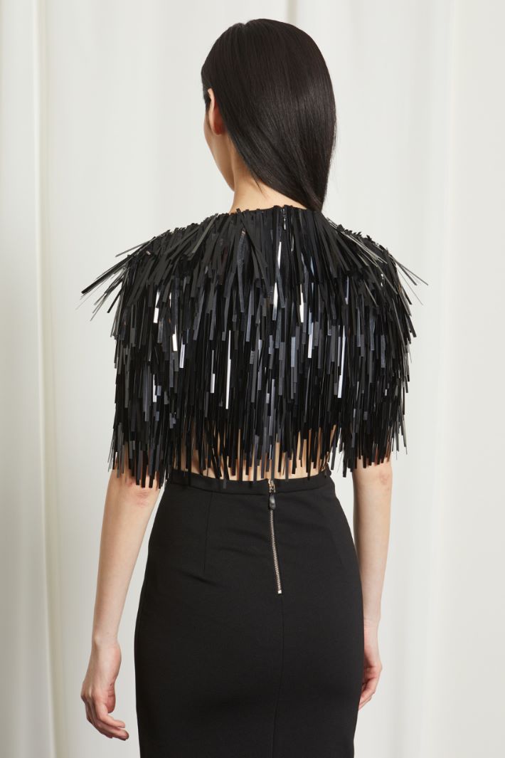 Top con paillettes e perline Fashion Market