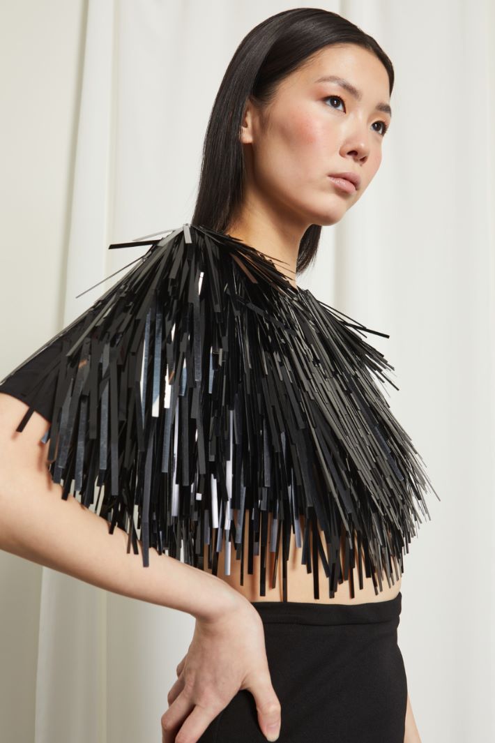 Top con paillettes e perline Fashion Market