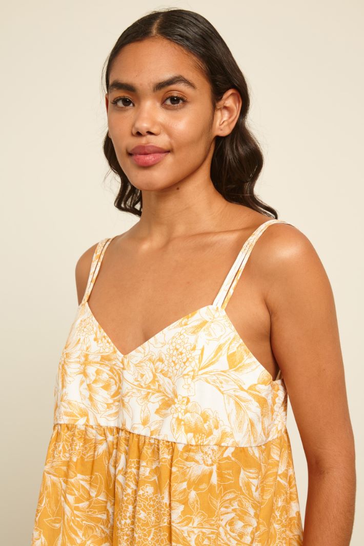 Top svasato in cotone Fashion Market