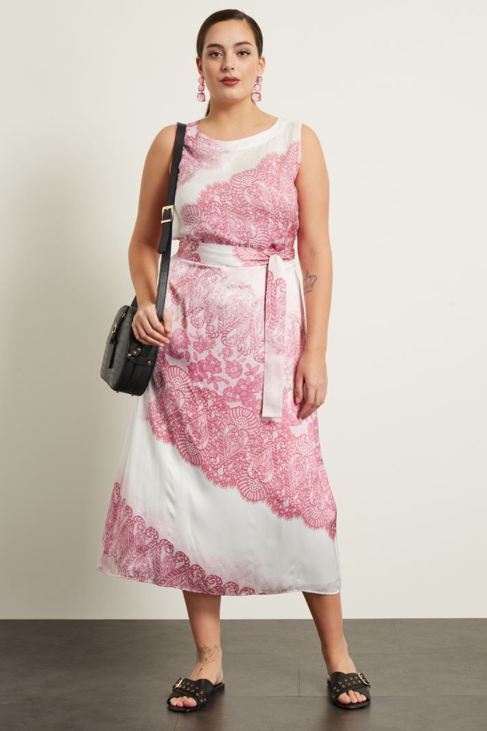 Top in lino stampato Fashion Market