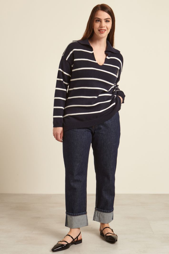 Jeans dritti in denim Fashion Market