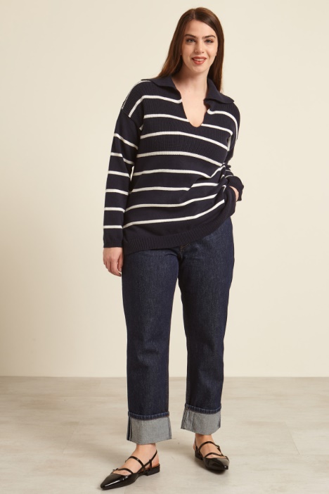 Jeans dritti in denim Fashion Market